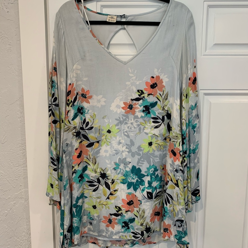 O’NEILL long sleeve flowy dress